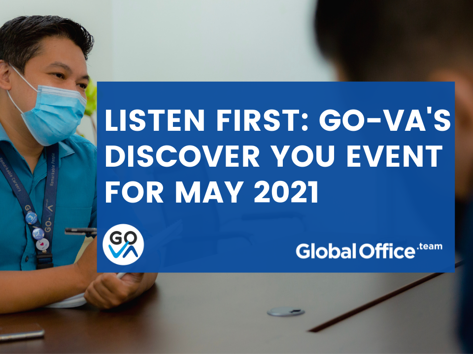 Go Virtual Assistants (GO-VA) Discover You Event for May 2021