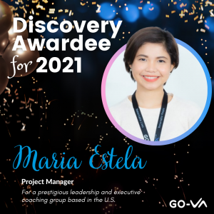 GO-VA 2021 Awardee Estela