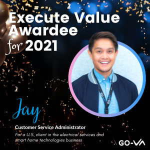 GO-VA 2021 Awardee Jay